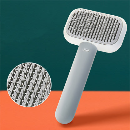 Pet Hair Brush & Massage Comb & Knot Remover Tool