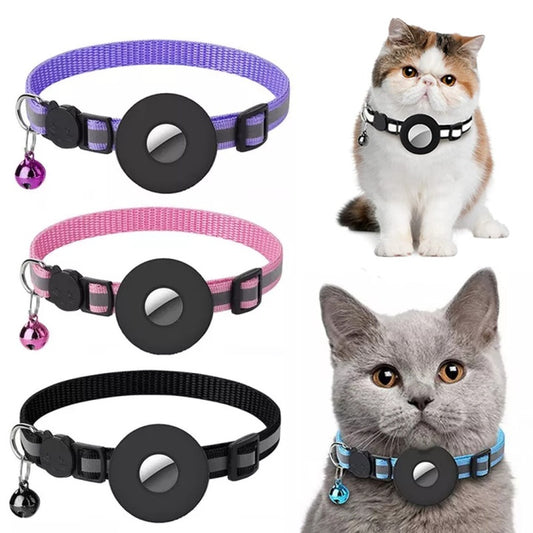 Reflective Waterproof Pet Collar with Airtag Holder - Tailiss