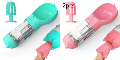 All-in-One Dog Travel Water Bottle - Tailiss