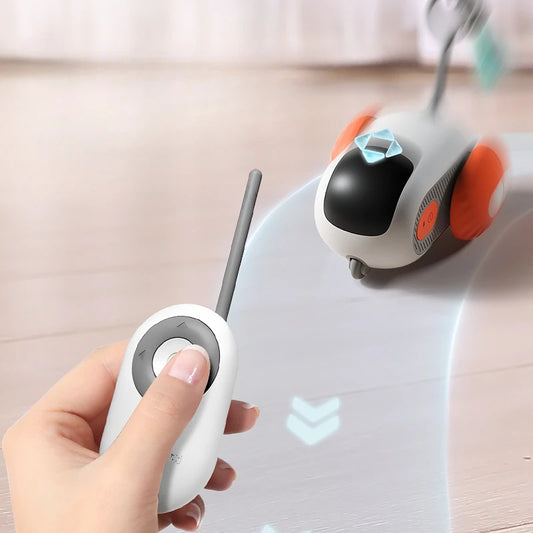Remote Control Interactive Cat Car Toy - USB Rechargeable