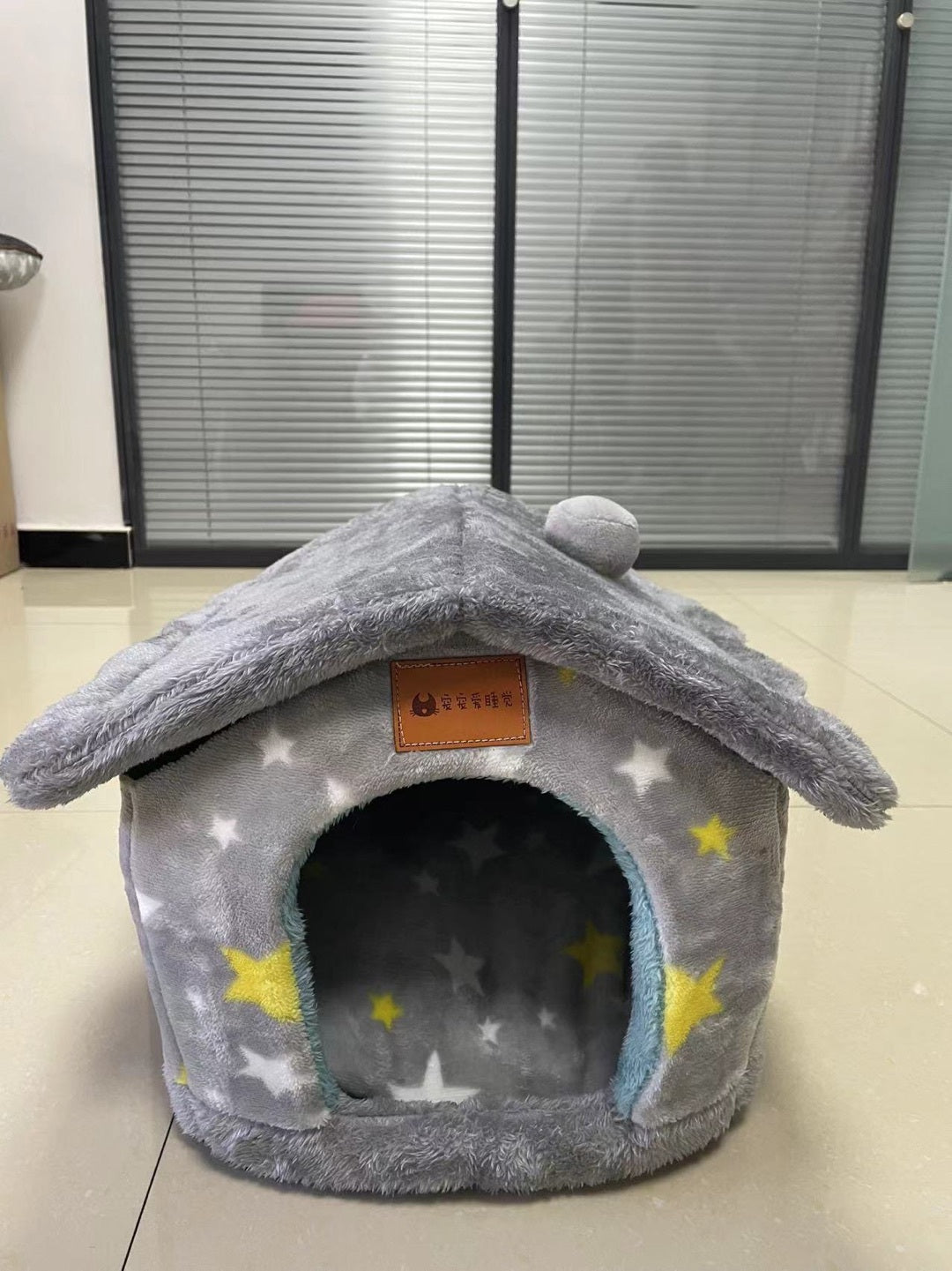 Foldable Warm Dog & Cat House Bed - Winter Pet Cave Kennel