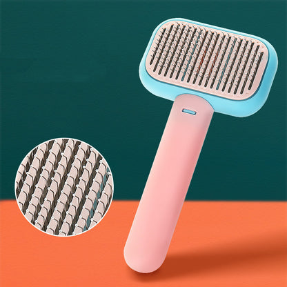 Pet Hair Brush & Massage Comb & Knot Remover Tool