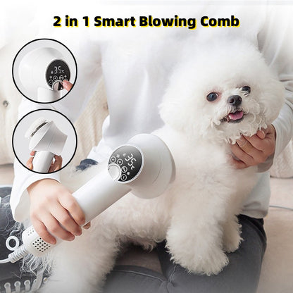 Smart Silent Pet Hair Dryer and Comb - Tailiss