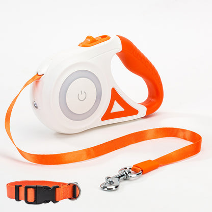 Retractable Dog Leash with Collar - Tailiss