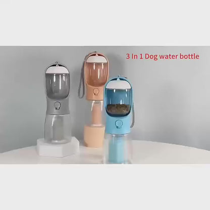 3-in-1 Dog Water Bottle