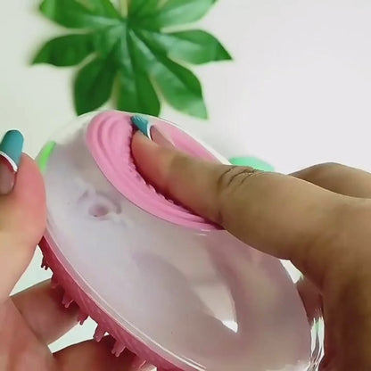 2-in-1 Dog & Cat Silicone Bath Brush