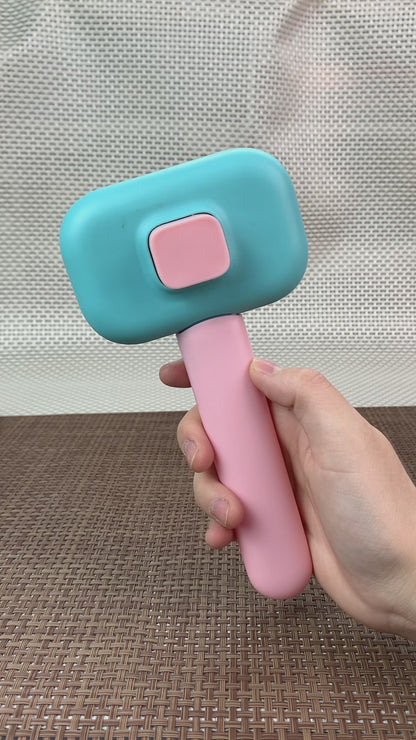Pet Hair Brush & Massage Comb & Knot Remover Tool