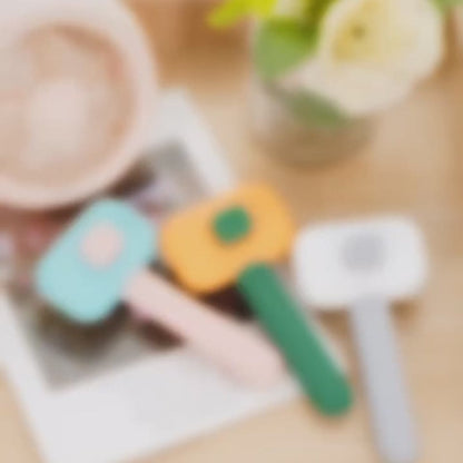 Pet Hair Brush & Massage Comb & Knot Remover Tool