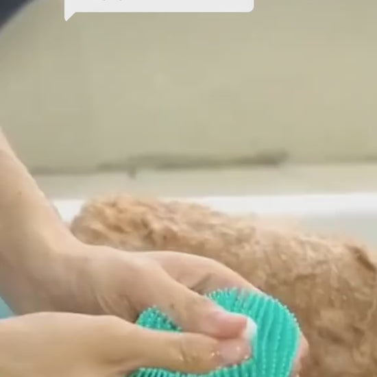 Silicone Pet Bath and Massage Glove