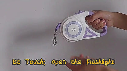 Retractable Dog Leash with Collar