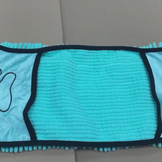 Quick-Dry Chenille Pet Towel