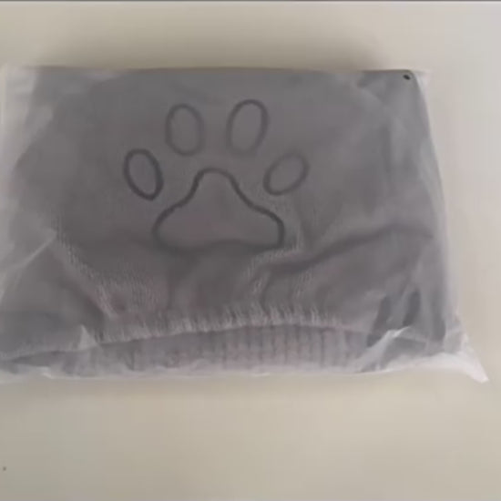 Quick-Dry Chenille Pet Towel