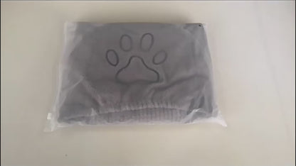 Quick-Dry Chenille Pet Towel
