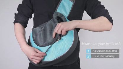 Portable Pet Carrier Crossbody Bag